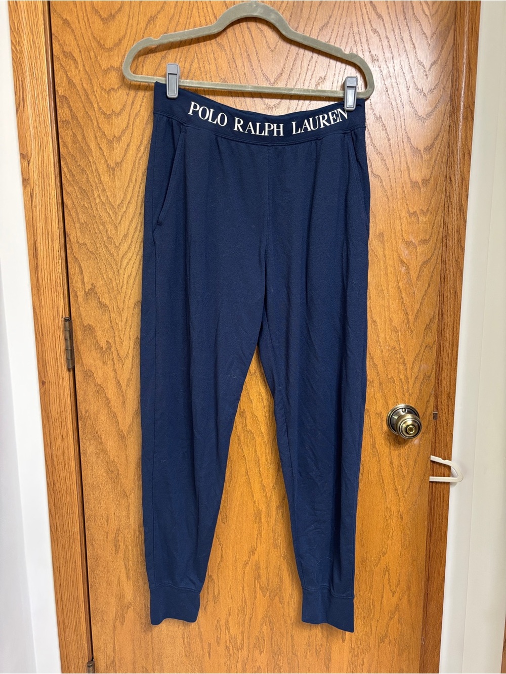 Polo by Ralph Lauren Navy Elastic-Waist Track Joggers